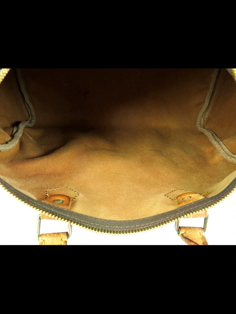 Louis Vuitton Monogram Canvas Satchel in Brown and Tan